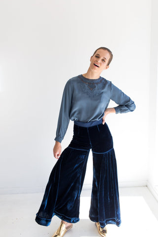 Rosalie Gathered Wide Leg Pant