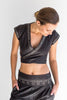 Chameleon Crop Wrap Vest
