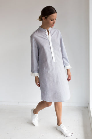 Split Second Shirt Dress